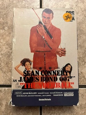 JAMES BOND 007 "THUNDERBALL" | VHS (1984) CBS Fox | Slipcase | Ex Rental - Image 1 of 3