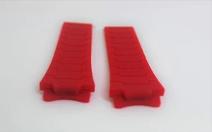 cinturino in caucciu rosso ansa 23mm - Foto 1 di 2