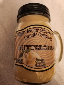 Buttercream Scented Candle in 13 oz Mason Jar by Our Own Candle Company - Picture 1 of 2