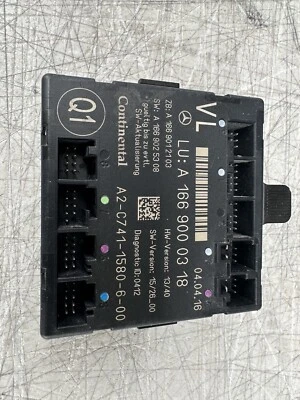Mercedes-Benz GLE350 W166 2018 módulo de control de puerta delantera computadora lado izquierdo OEM Foto 1 de 4