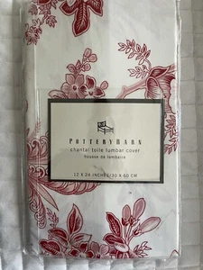 Pottery Barn Red Toile Lumbar Pillow - Picture 1 of 3