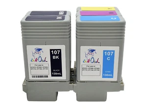 5 cartuchos compatibles InkOwl 130 ml para CANON PFI-107 iPF680 685 780 785 - Imagen 1 de 1