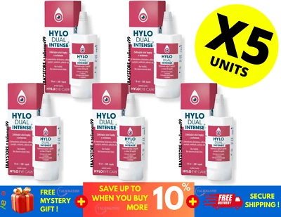 HYLO DUAL INTENSE Lubricant Eye Drops with Ectoin Ursapharm ( X 5 ) - Image 1 of 4