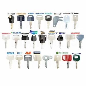 25 Schlüssel Maschinen Master Schlüssel Set für Raupe Hitachi Kobelco Komatsu Kubota M - Bild 1 von 1