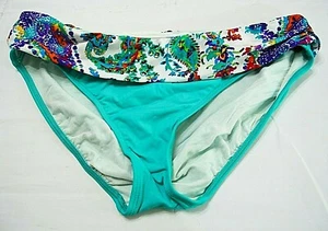 Lauren Ralph Lauren Damen Bikinihose Bademode Türkis Blau Größe 16 Neu ohne Etikett - Bild 1 von 5