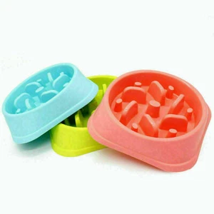 Non Slip Dog Cat Feeder or Sipper Pet Dry Food Water Bowl Dish Healthy Feeder - Picture 1 of 20