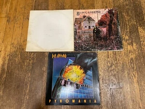 Classic Rock 3 LP Rough Lot - Beatles Black Sabbath Def Leppard - Picture 1 of 3