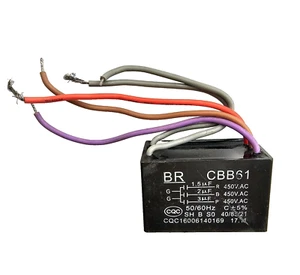 CBB61 1.5uF+2uF, 2uF+3uF, 1.5uF+3uF combinazioni 450V, FAN CAP-UKseller-rif:T979 - Foto 1 di 6