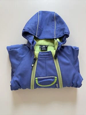 JAKO-O SOFTSHELL OVERALL MIT ABNEHMBARER KAPUZE GR.80/86 BLAU MIT GRÜNv - Bild 1 von 4