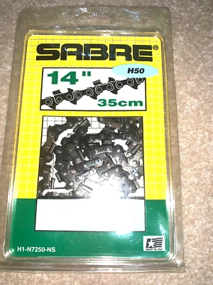 Цепь цепной пилы Sabre — John Deere H50 — 14 дюймов — новая — подходит для многих цепных пил - Изображение 1 из 2