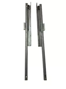 Set 2 pezzi scorrevoli per cassetti Ikea Stolmen grigio argento grigio sinistra destra - Foto 1 di 7