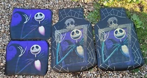 The Nightmare Before Christmas Car Mats Set Of 4 Disney's Tim Burton - Picture 1 of 5