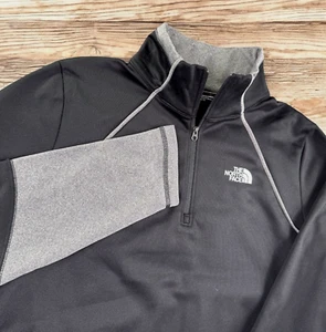 The North Face Pullover Women XL 1/4 Zip Color Block Softshell Hiking Spring Run - Picture 1 of 10