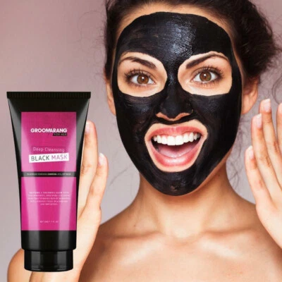 Activated Charcoal Peel Off Black Face Mask Blackhead Remover Facial Mask 50g - Image 1 of 4