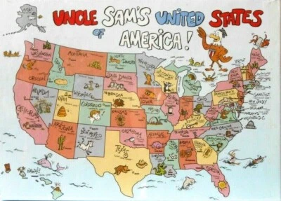 PUZZLE - JIGSAW SPRINGBOK UNCLE SAM'S 美利坚合众国 - 60 件全新! — 第 1/3 张图片