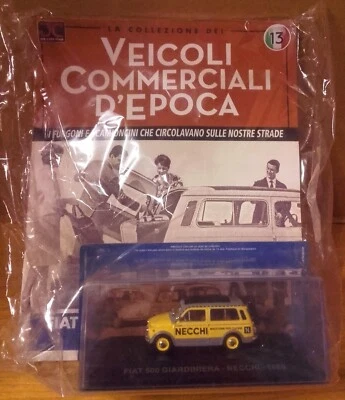 FIAT 500 GIARDINIERA NECCHI 1960 Ech. 1:43 EAGLEMOSS VEICOLI COMMERCIALI D'EPOCA - Immagine 1 di 4