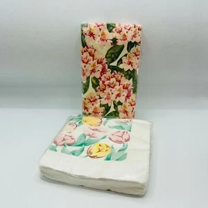 Vintage Neu 1980er Partyhouse Papierservietten Floral Blumen Cottagecore Mittagessen - Bild 1 von 4
