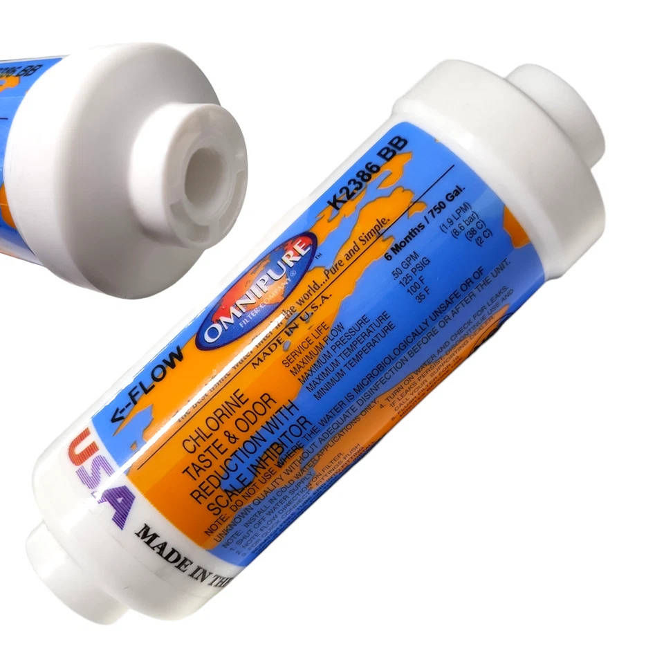 Omnipure K2386-BB Inline Icemaker GAC /Scale - 6" x 2"Filter Everpure Compatible - Image 1 of 1