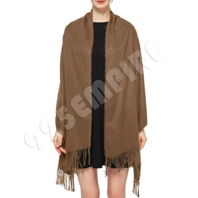 Lenço masculino feminino oversized xale liso liso liso e cobertor envoltório - Imagem 1 de 4