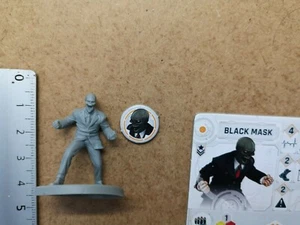 SCHWARZE MASKE MINIATUR + KARTE /KICKSTARTER BATMAN GOTHAM CITY CHRONICLES G120 - Bild 1 von 1