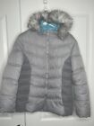 ZeroXposur Alloy Gray Blue Girls Puffer Jacket 16 Pre Owned