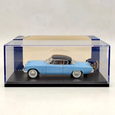 Studebaker Commander Starliner 1953 Light Blue Bos 43351 1:43 Usa Car Best Of - Image 1 of 4