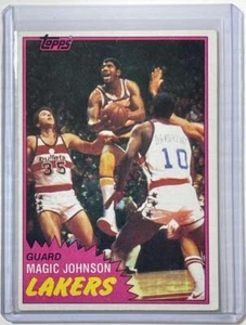 1981-1982 Topps #21 MAGIC JOHNSON Los Lakers NM HOF - Bild 1 von 3