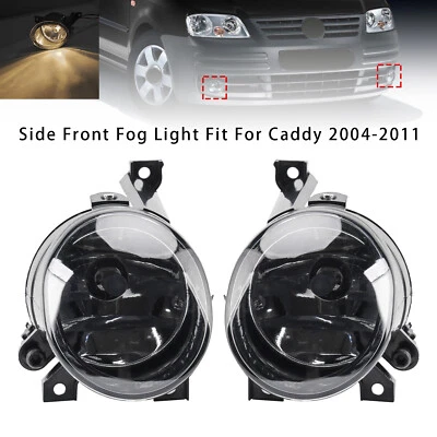 Pair Front Fog Light  For Volkswagen Caddy 2004-2011 Touran 2003-2008 QZ - image 1 of 4