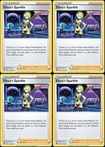 Elesa's Sparkle - 233/264 Non Holo Pokemon Trainer 4x - Fusion Strike - Playset  - Picture 1 of 1