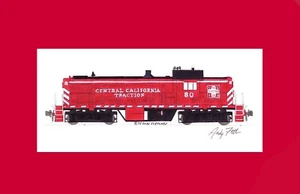 Central California Traction RS1 #80 11"x17" impresión mate firmada por Andy Fletcher - Imagen 1 de 1