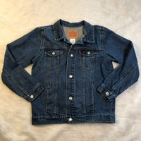 Trucker Jean Jacket S40117 dark denim 