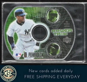 Derek Jeter Ken Griffey Jr Mark McGwire 2000 Upper Deck PowerDeck Trio #PT1 - Picture 1 of 2