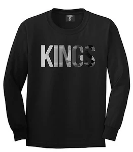 Kings Of NY KINGS Langarm-T-Shirt schwarz Gun Print - Bild 1 von 4