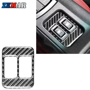 Carbon Fiber Inner Seat Heated Button Panel Trim For Toyota 86 Subaru BRZ 17-19 - Foto 1 di 11