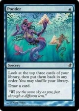Ponder   Lorwyn MtG NM