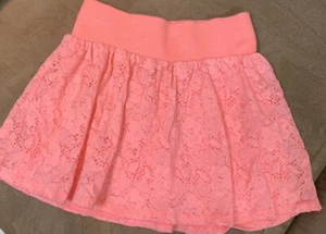 GAP KIDS SKIRT SIZE 6/7 CORAL LACE FLOWY CUTE!! - Picture 1 of 3