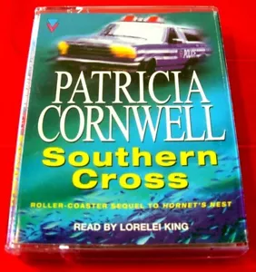 Patricia Cornwell Southern Cross Judy Hammer 2-Tape Audio Book Lorelei King - Picture 1 of 1