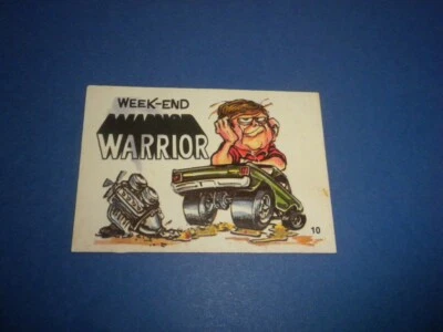 ODD RODS Donruss sticker #10 Odder/Fantastic 1969-1973 WEEK-END WARRIOR - Image 1 of 4
