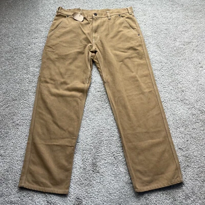 Pantalones Patagonia Para Hombre 36 Beige Hierro Forja Cáñamo Lona Duraderos Exterior 36x32 Foto 1 de 4