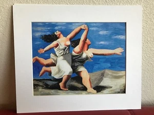 Pablo Picasso RUNNING ON THE BEACH  Numbered Giclee 37/95 16" X 13.5" WITH COA  - Picture 1 of 4