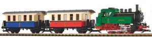 PIKO G-Scale Train ~ Classic BR80 Steam Passenger Starter Set ~ 38130 - Picture 1 of 3
