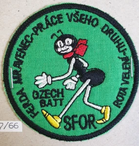 Czech Czech Special Unit Patch SFOR Federal Battalion Division Ant H - Picture 1 of 1