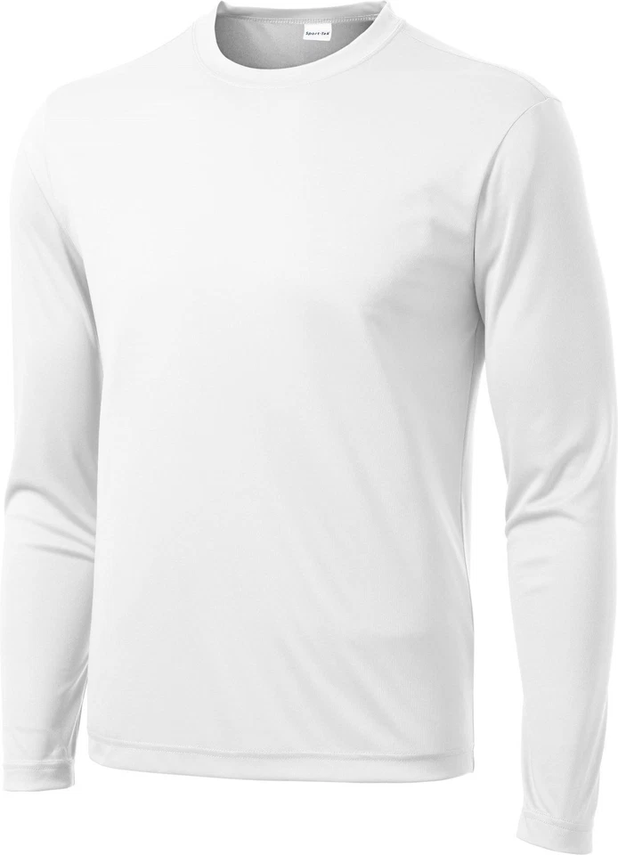 CAMISETA HOMBRE ABSORBENTE HUMEDAD CORTE SECO SPORT-TEK Manga Larga NUEVA XS-4XLT ST350LS Foto 1 de 1