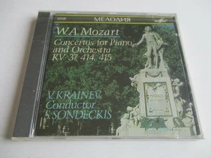 WA MOZART Concertos For Piano & Orchestra KV 37,414,415 S.Sondeckis- MelodiyaNEW - Imagen 1 de 2