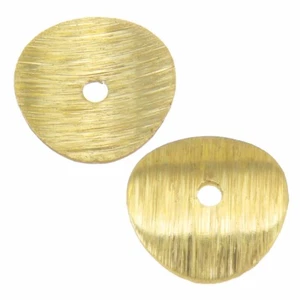 Metallperlen Messing Spacer Scheiben 8 mm gebürstet nenad-design 50 Perlen AN176 - Bild 1 von 11