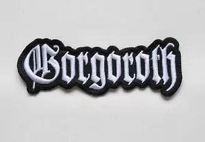 GORGOROTH --- Toppa ricamata / Trono oscuro Satyricon Ulver Mayhem Imperatore - Foto 1 di 2