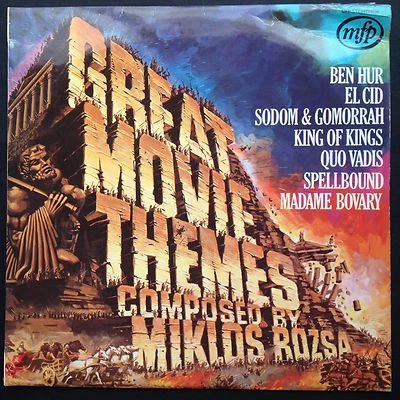 GREAT MOVIE THEMES BY MIKLOS ROZSA Soundtracks LP El Cid Ben Hur Quo Vadis VG+ - Image 1 of 4