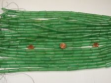 15 Strands 15" India Handmade Green Horn Beads Wholesale Bulk Lot (RCO-88) ⭐