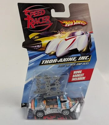 Speed Racer Hot Wheels Thor-Axine, Inc. Streer Car W/Jump Jacks Sealed Stock - Image 1 of 2