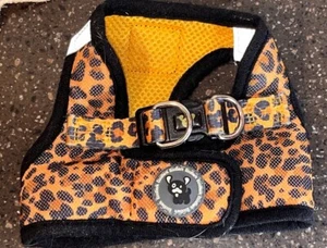 ECOBARK LEOPARD STEP IN DOG HARNESS -REFLECTIVE SOFT MESH HARNESS FOR TEACUP, SM - Picture 1 of 3